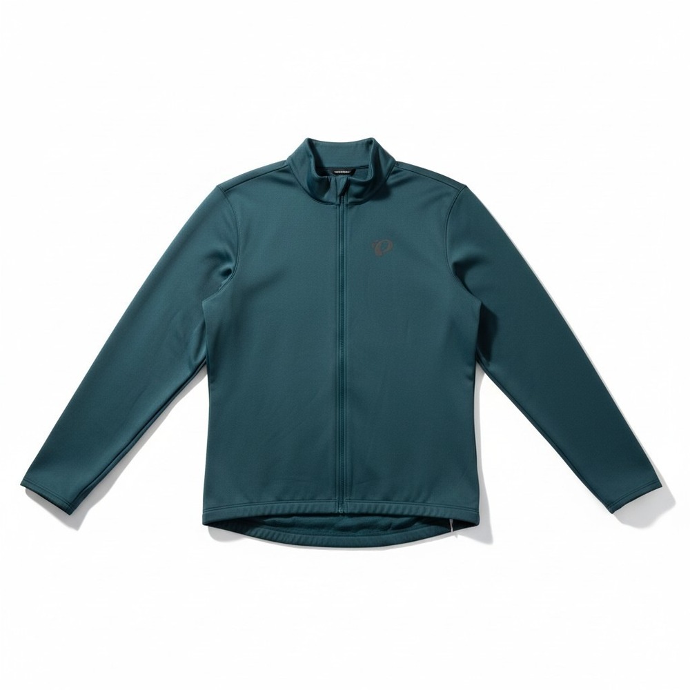 Pearl Izumi Cycling Jersey XXL Teal Full Zip Long Sleeve Thermal Gorpcore